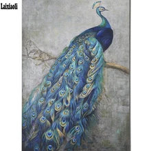 5D квадратный полностью круглое сверло Алмазная картина вышивка крестиком Павлин 3d вышивка горный хрусталь мозаика diy Фото домашний декор искусство