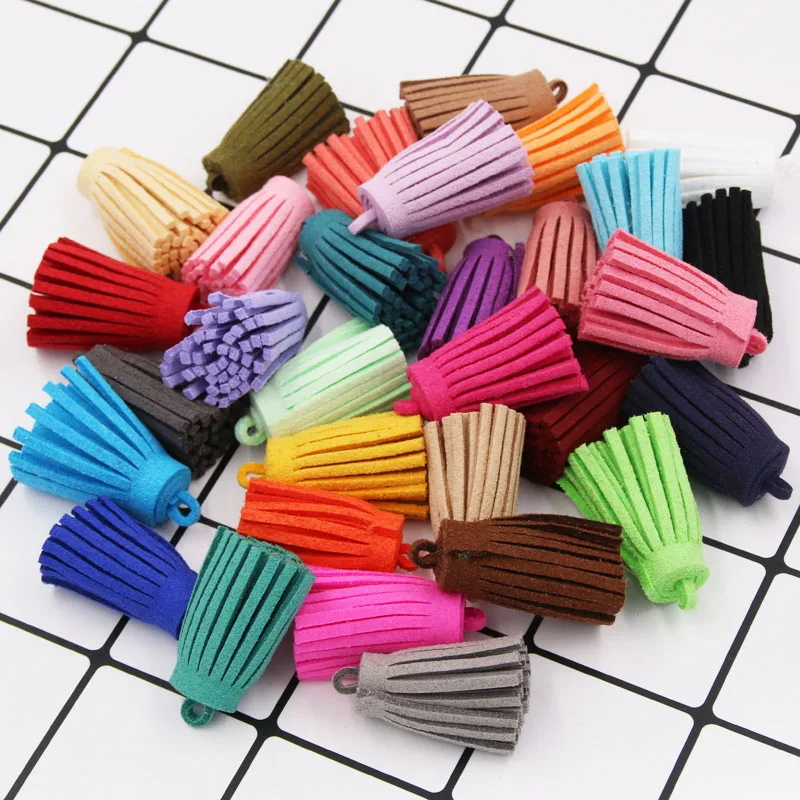 

Free shipping fringe trim 10pcs Artificial leather key tassel for Mobile phone case/Keychain/Pendant/Decorative diy accessories