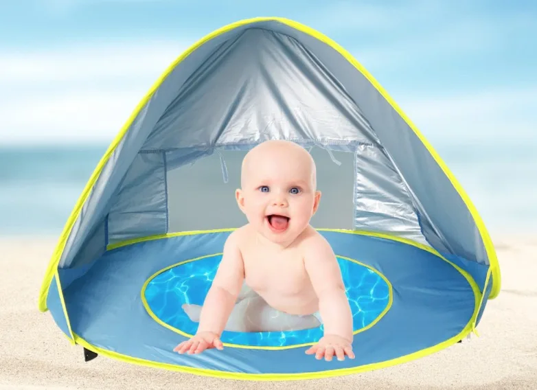 Uv Sun Tent For Babies & Baby Beach Tent Pop Up Portable ...