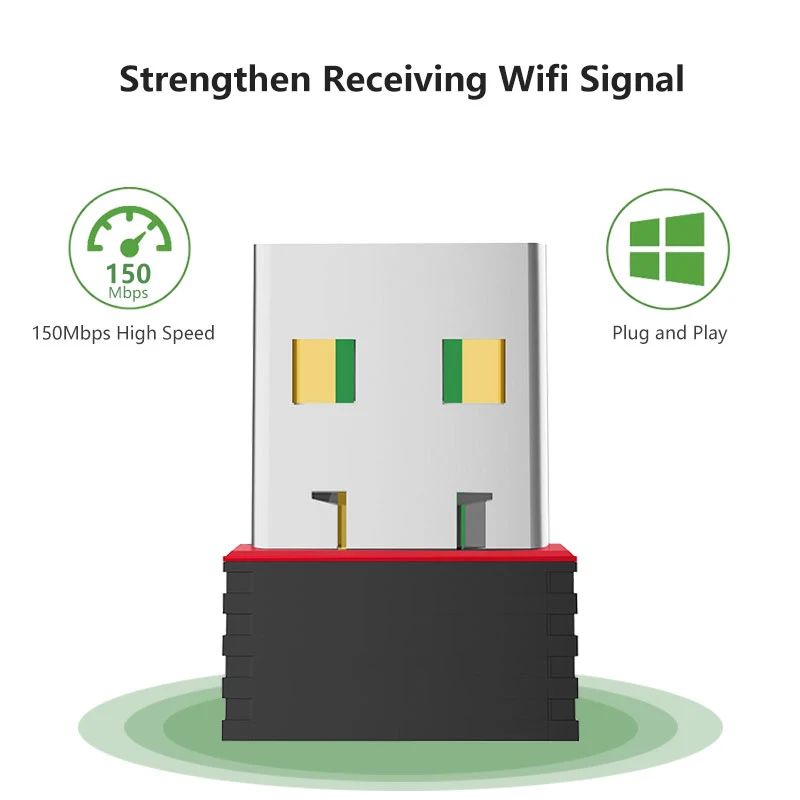 Cioswi WD-1511B Ethernet Lan интернет мини USB Wifi адаптер 150 Мбит/с беспроводной адаптер сетевая карта для ноутбука Настольный