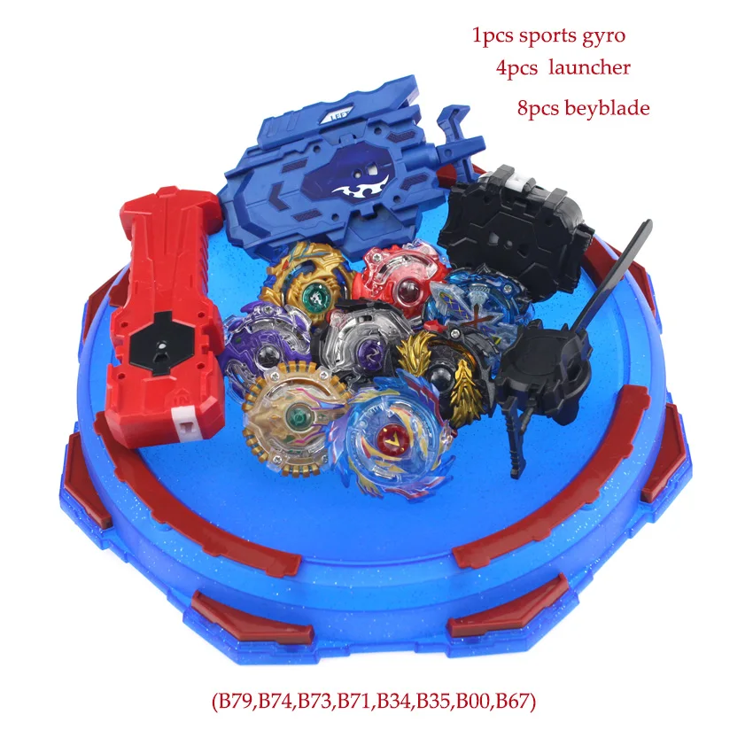 Beyblades burst игрушки с рулем пусковой установки стартер и арена Bayblade Металл Fusion Бог спиннинг Топы Bey Blade Blades игрушки новые