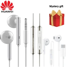 Huawei am116 наушники Honor AM115 Mic 3,5 мм/Тип c гарнитура для P8 P9 P10 P20 Pro Коврики, 7, 8, 9, 10, 20 Pro 20x Honor 7 8 V8