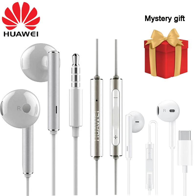 

Huawei Original am116 Earphone Honor AM115 Mic 3.5mm/Type c Headset For P8 P9 P10 P20 Pro Mate 7 8 9 10 20 Pro 20x Honor 7 8 V8