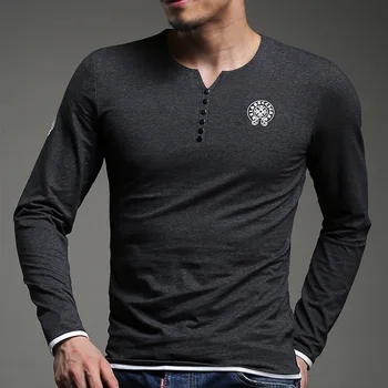 

New Arrival Autumn men's fashion Pure cotton solid Color polo shirt Long-sleeve men's casual tops clothing 3386