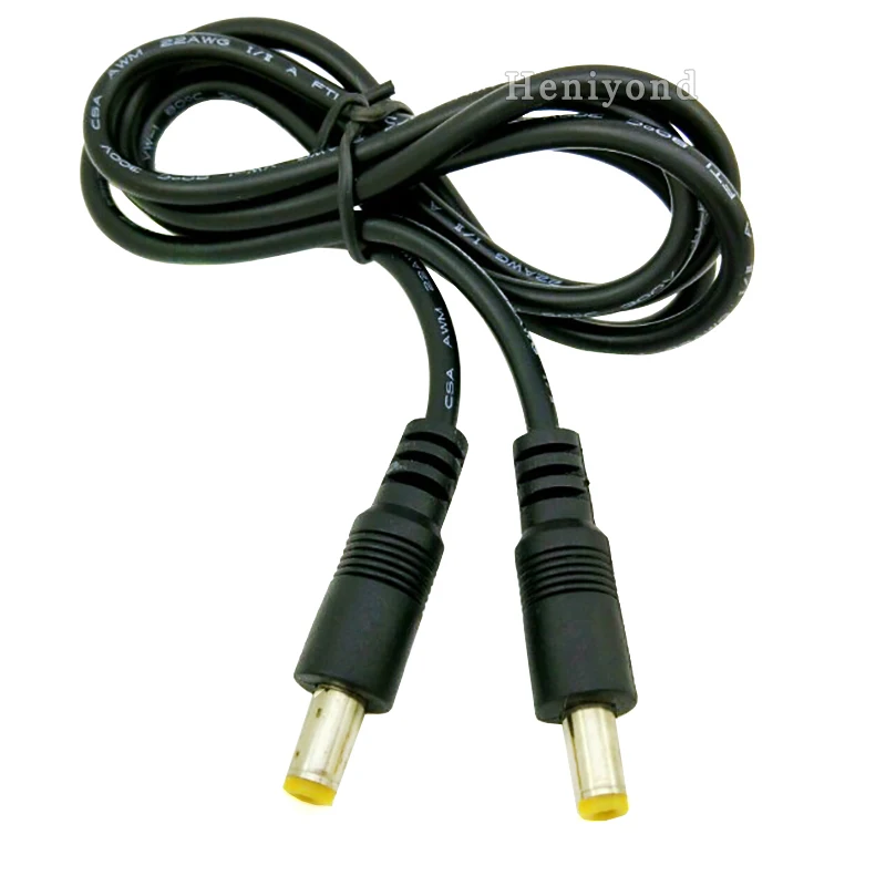 High quality 2PCS CCTV DC Power Extension Cable 1 Meter / 3FT 3 FT Jack Socket to 5.5mm x 2.1mm Male Plug + free Shipping