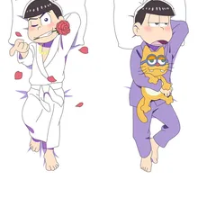 Японское аниме Osomatsu-san Kara Matsu& Ichi Matsu Hugging Body Подушка «Dakimakura» Обложка 63055