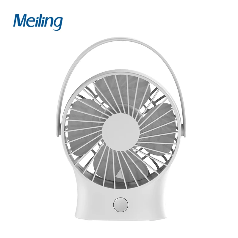 

MeiLing3 Gear Adjustment Speed Controlled Fan Rechargeable Mini usb desk Fan 5v Low Noise Usb Charging