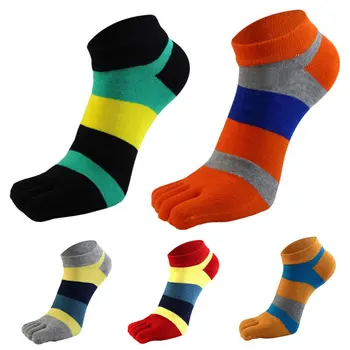 

1Pair Men Women Unisex Socks Cotton Five Finger Socks Toe Socks Men Accessories 5 Colors