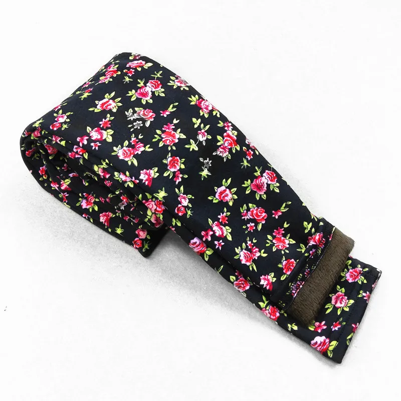 black flower Одежда для маленьких девочек; детские леггинсы для девочек; сезон осень-зима; плотные теплые леггинсы с рисунком; брюки; коллекция года; леггинсы для мальчиков и девочек; бархатные брюки - Цвет: black flower