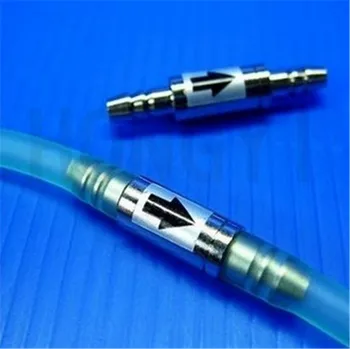 

2pcs CO2 check valve stainless steel mini nano CO2 atomizer accessory fix aquarium fish tank