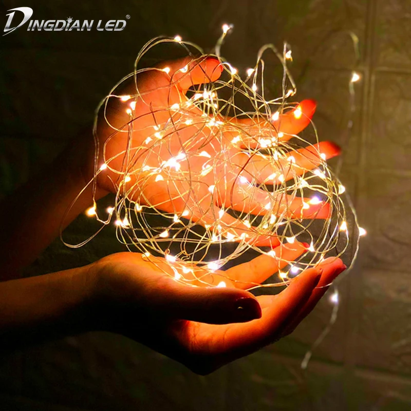 

LED String Light Holiday Copper Wire Fariy Light USB/Battery Garland Decoration 2M 5M 10M Wedding Christmas Light Party Lights