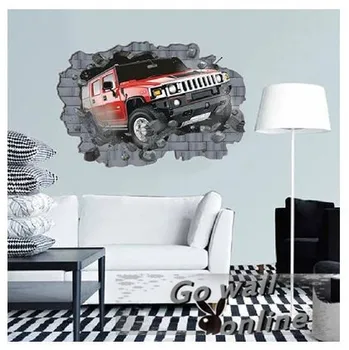

Best Selling 3D Wall Sticker Cars Kids Living Bed Room Stickers Decals pegatinas de pared