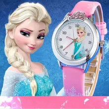 Fashion Cartoon font b Children b font font b Watch b font Princess Elsa Anna font