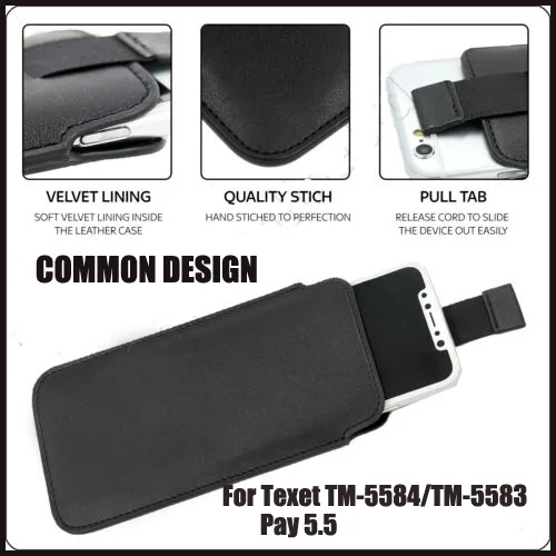 Casteel PU кожаный чехол для Texet TM-5584 TM-5583 Pay 5 Pull Tab рукав сумка | Мобильные телефоны и