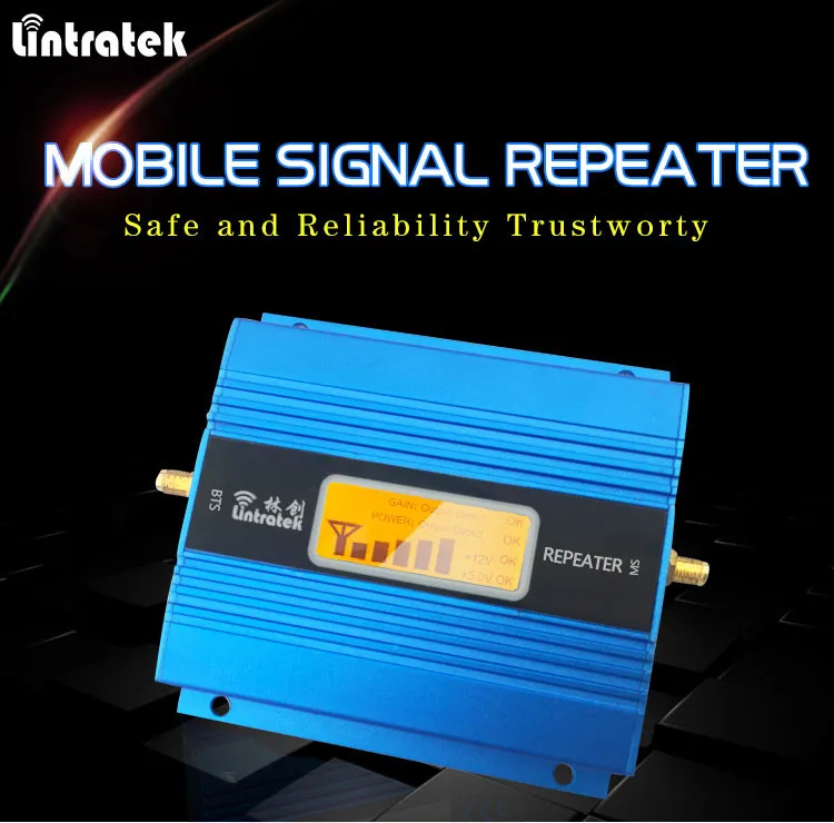 lintratek gsm 900 репитер сигнала усилитель сотовой связи ЖК-дисплей Мобильный телефон сотовая связь сигнала повторитель сиг