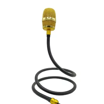 

Wired Gooseneck Musical Instrument Hands Microphone for Guitar Harmonica Flute Saxophone Trumpet Neck Wear Hanging Mic