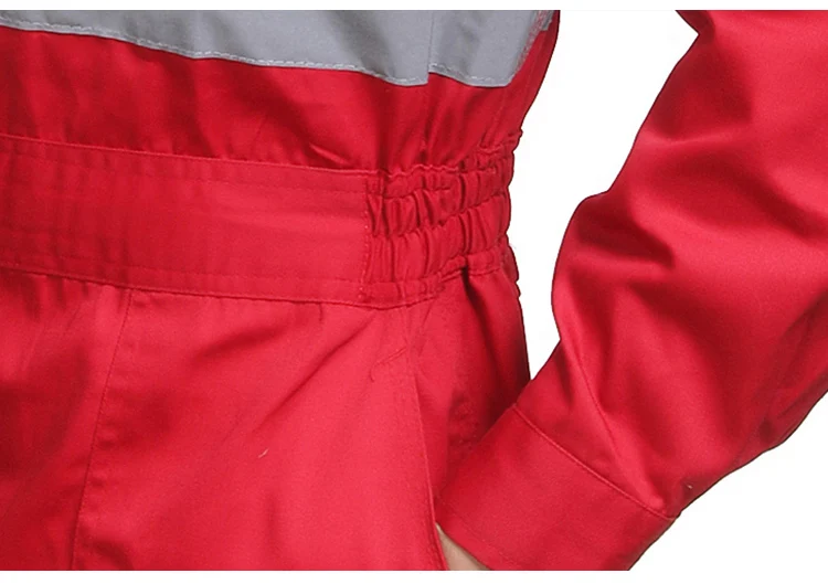 Work Coveralls Men Women Long Sleeve Wear-resistant Working Overalls Reflective Strip Safety Clothing Repairman Factory Uniforms (7)