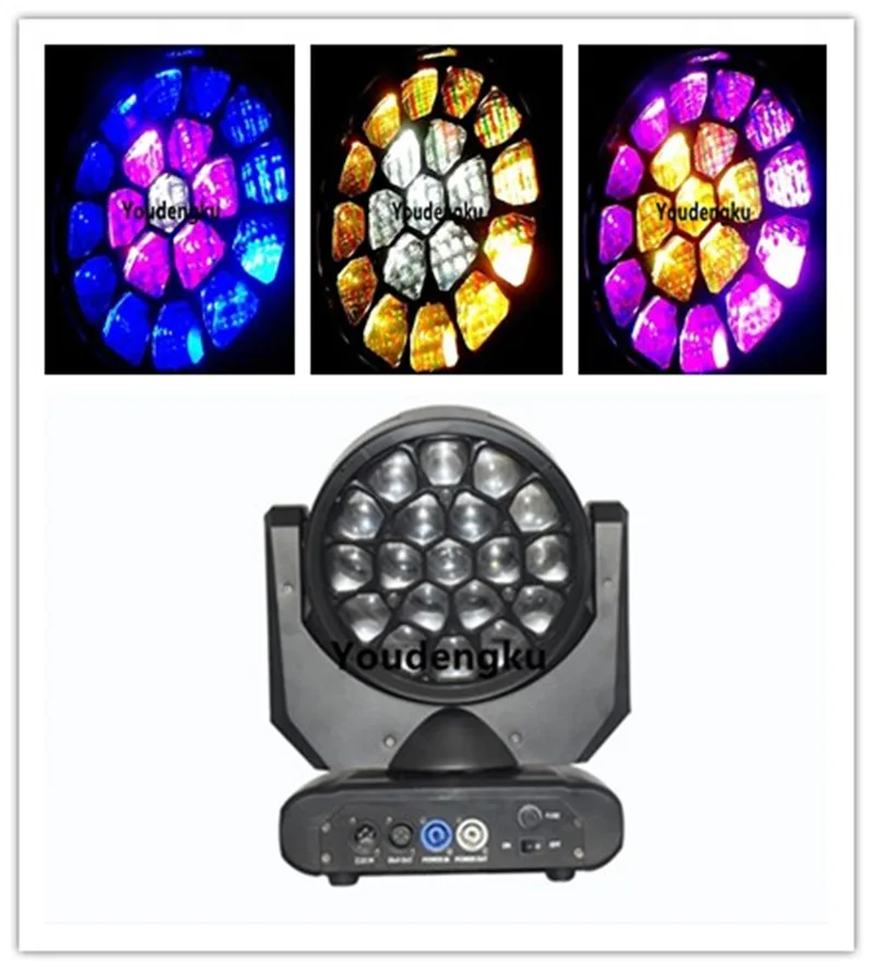 2 шт. 19 10 Вт b движущаяся головка rgbw led голова пчелиный глаз свет | Лампы и освещение