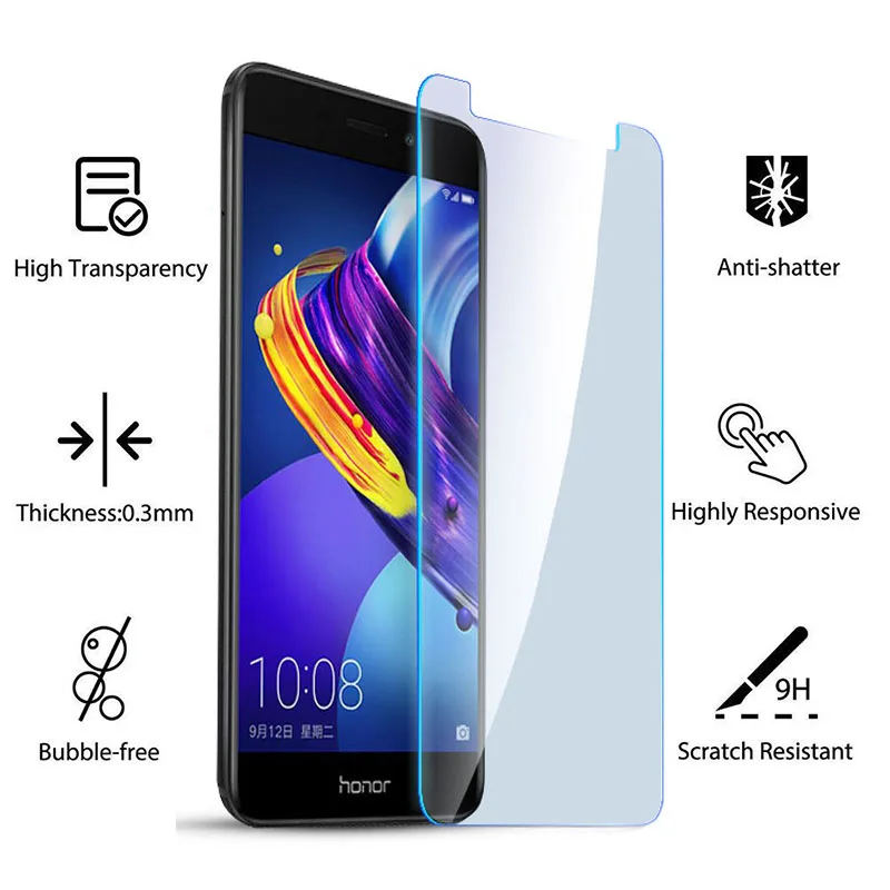 Защитное стекло для Honor 8x 7a 7c Pro 7x7 s 7 Lite 6a 6x 6c 5c закаленное Huawei 6 8 X A C S X8 X7 A7 C7 S7 C6