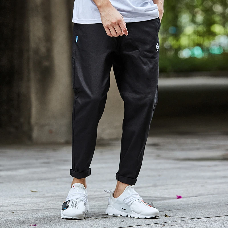 Japanese men's pants summer loose joggers pants wild straight casual pants American retro hip hop tooling trousers streetwear