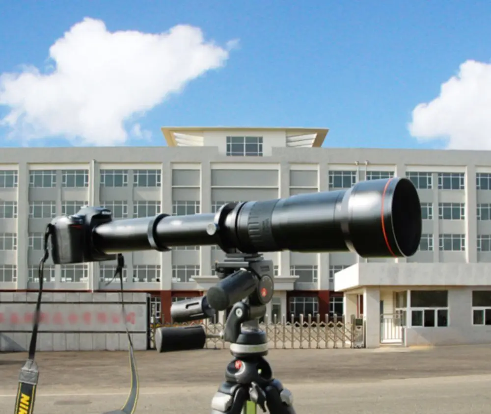Телескоп 650-1300 мм F8.0-16 ультра телефото зум-объектив+ t-крепление для камеры Canon Nikon sony Pentax Olympus DSLR