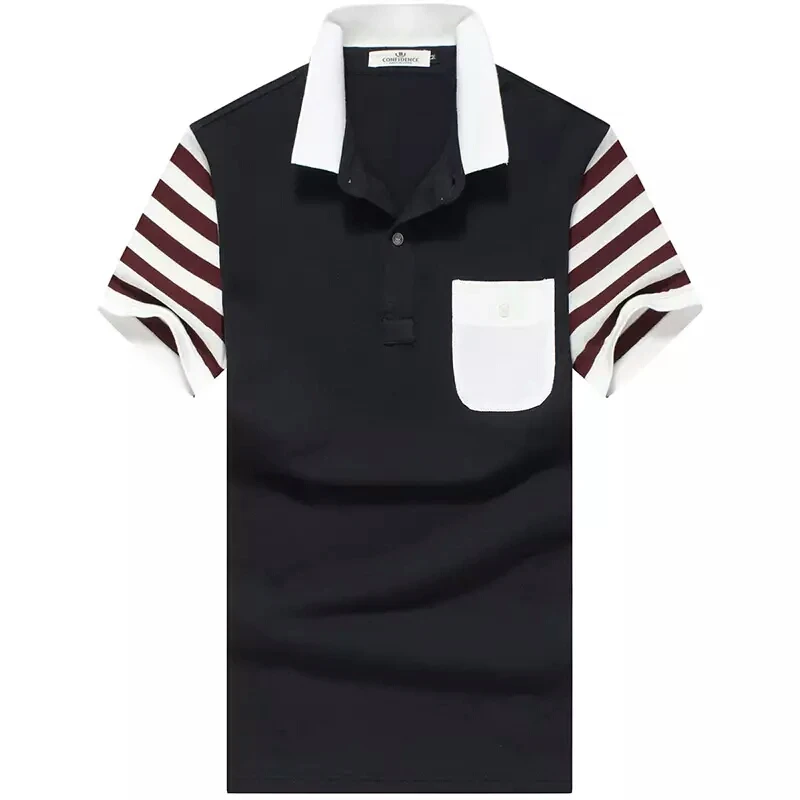 Dwayne New Fashion Breathable Summer Polo Stylish Mens Polo Shirt With