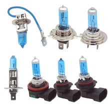 H1 H3 H4 H7 H8 H11 HB3 9005 HB4 9006 100W 6000K Super Bright White car light halogen lamp bulb Car Styling Headlight Fog Lights