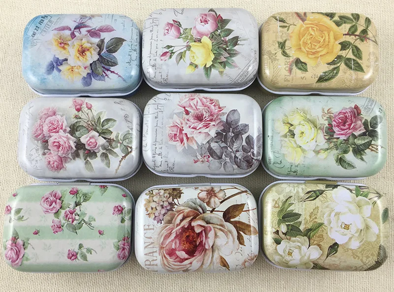 32 pcs lot Vintage Mini Tin Box Storage Boxes Jewelry font b Wedding b font font