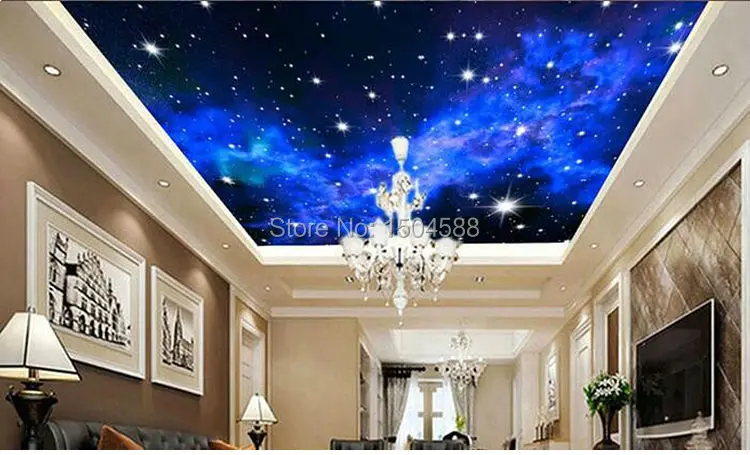 3D Milky Way Stars Wall Covering, papel