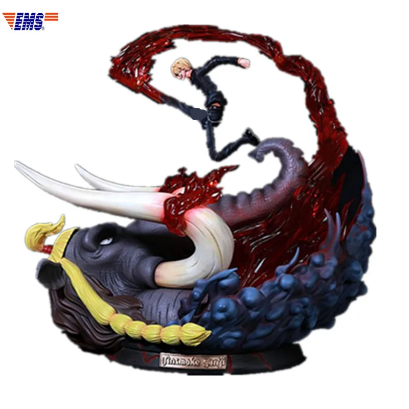 

ONE PIECE The Straw Hat Pirates Vinsmoke Sanji VS Jack Battle Scenes 1/8 GK Resin Statue Decoration Action Figure Toy X568