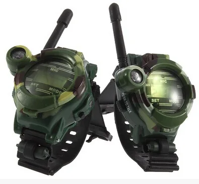 Koop 2 PCS Hot Selling mijn schattige kleine game speelgoed voor kinderen Manier Radio Talkie Kids Kind Spy Polshorloge Gadget speelgoed