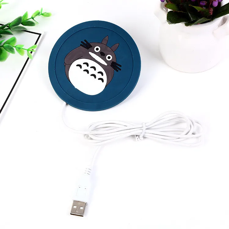 Cute Cartoon 5V USB Warmer Silicone Heat Heater for Milk Tea Coffee Mug Hot Drinks Beverage Cup Mat Kitchen Tools Heater New