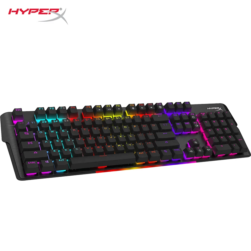 KINGSTON HyperX Mars RGB Механическая игровая клавиатура Регулируемая клавиша цвет фона и яркость электронная Спортивная клавиатура