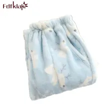 Fdfklak фланелевые пижамные штаны домашняя осенне-зимняя теплая женская пижама с принтом брюки 5 стилей длинные штаны для сна Q515