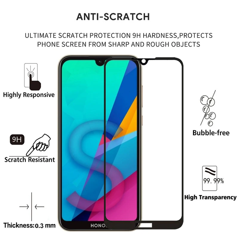 Защитное стекло закаленное для Huawei Honor 8 S 5 71 &quot9H 2 шт.|Защитные стёкла и плёнки| |