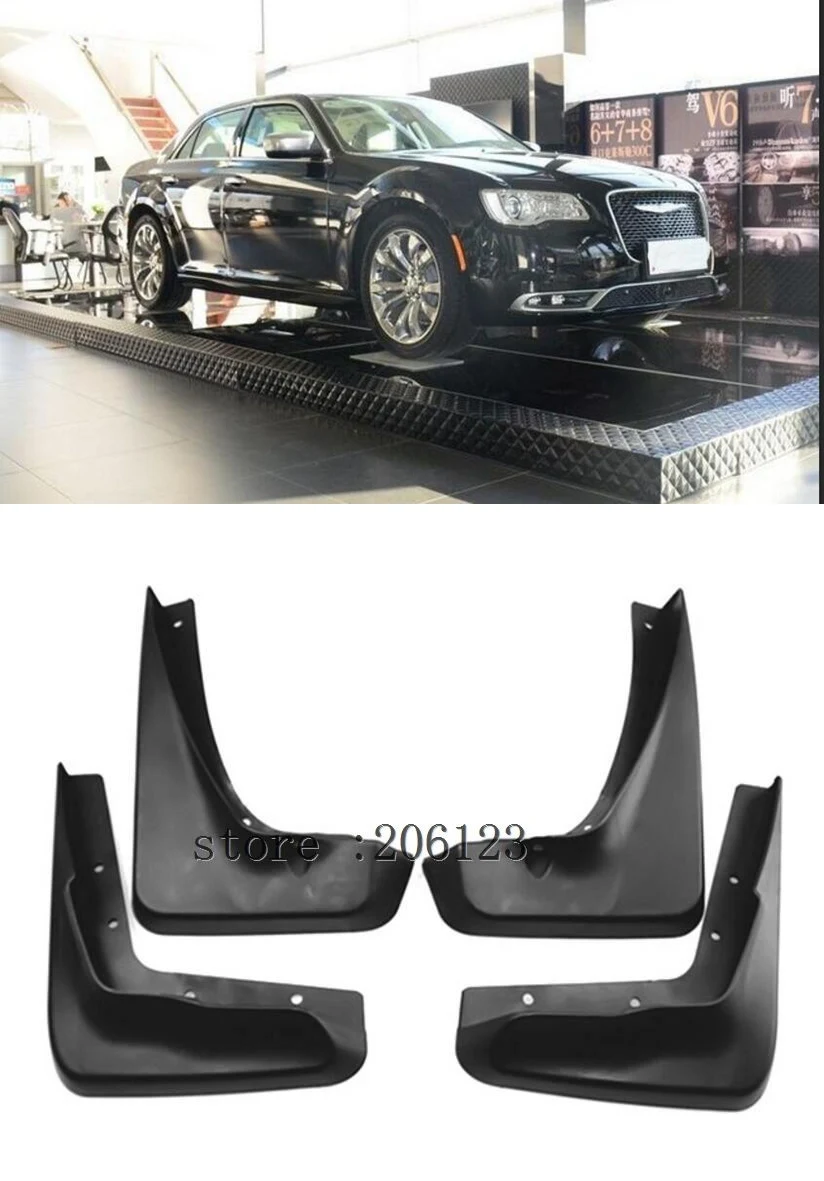 

2013 2014 2015 2016 2017 2018 for CHRYSLER 300C 300 C MUDFLAPS MUD FLAP SPLASH GUARD MUDGUARDS FRONT REAR FENDER ACCESSORIES