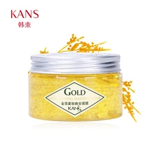 kans Pure Gold Essence Sleep Mask Black Head Remover Moisturizing Hydrating Whitening Anti Aging Skin Care 110ml
