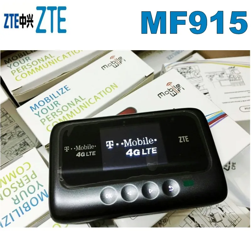 Hotspot Mf915 Band2 - b4 B12 B17 Roteador Móvel 4g Lte Zte Z915 1 Computador e Escritório