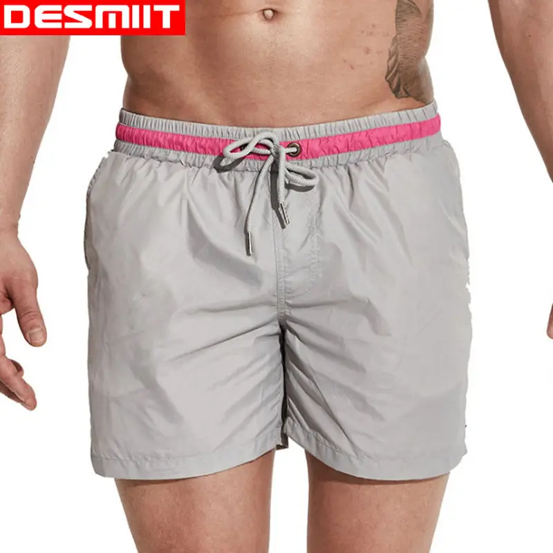 Desmiit Swimwear Men Swimming Shorts for Men Swim Trunks Sexy Light