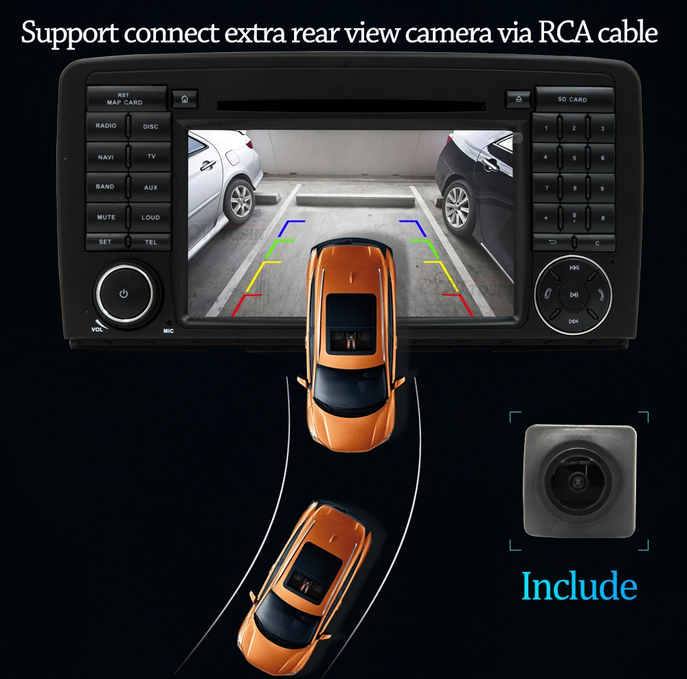 Sale Owtosin Car Radio Multimedia Navigation GPS 4GB+64GB Android 9.0 For Mercedes Benz R Klasse W251 R350 R500 R320 R300 R63 AMG Car 9