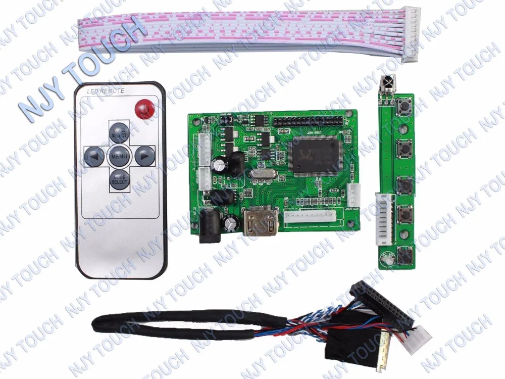 HDMI+DVI+VGA LCD Controller Board Driver for 1280X800 N070ICG-LD1 40Pin