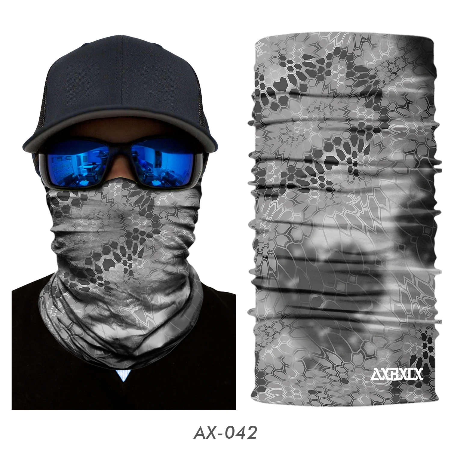 3D камуфляж Multicam Бесшовные Бандана Балаклава Магия Шеи Шарф маска для лица анти-УФ солнце теплее защита лыжника Для мужчин повязка-труба