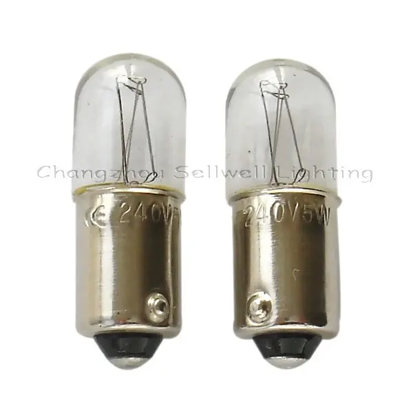 Миниатюрная лампа освещения Ba9s T10x28 240v 5w супер яркий A025|miniature bulb|lights & lightinglight bulb |
