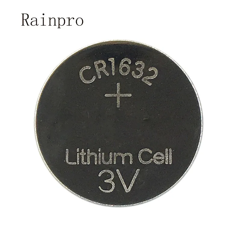 Rainpro 10PCS/LOT CR1632 1632 Button Cell Battery lithium battery for
