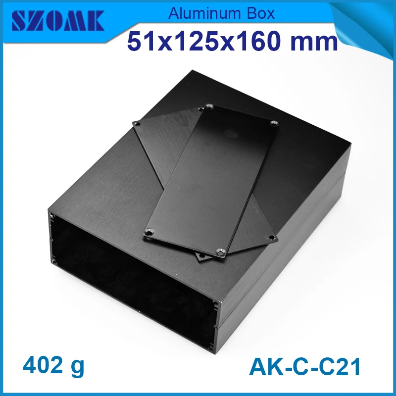 

10 pieces electrical enclosure aluminium junction box Black case powder coating 51*125*160mm 2.01*4.92*6.3inch