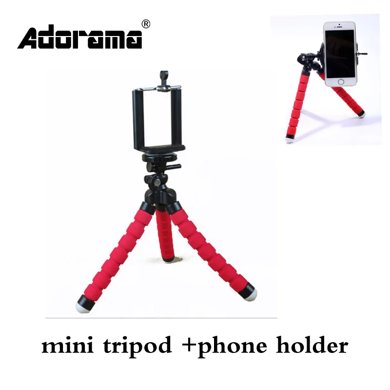 Flexible Octopus Tripod for Phone with Clip Screw Mount Adapter For GoPro SJCAM Xiaomi Yi Action Camera Stand | Электроника