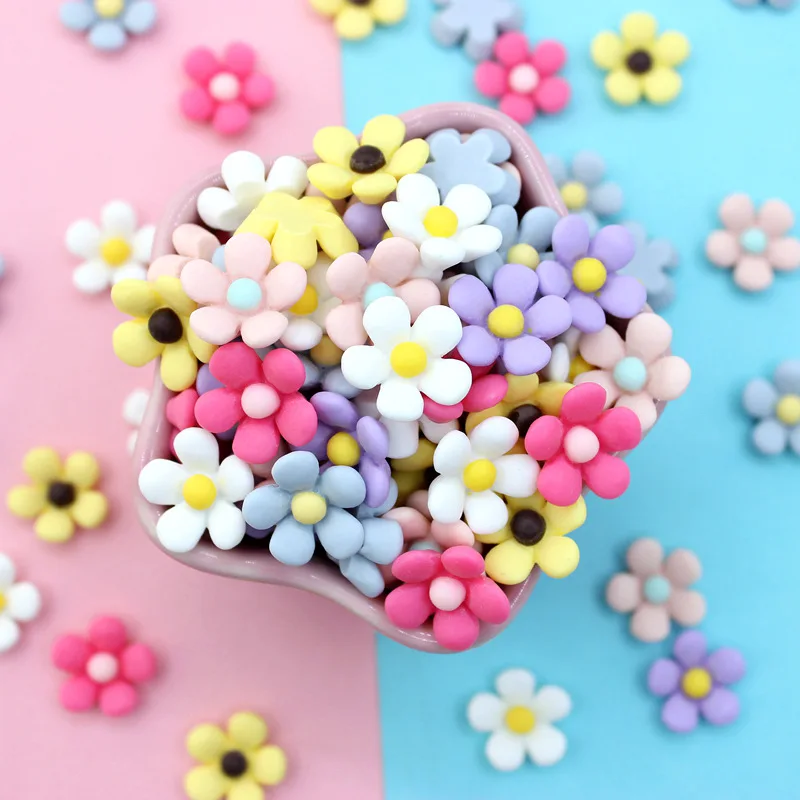 

15 Resin Flower for DIY Craft Toy Material Part 1.6 cm