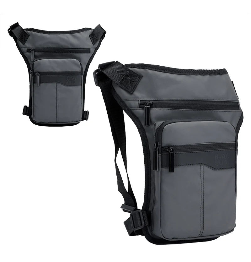 Мотоциклетная прямая Мужская набедренная сумка, поясная сумка для верховой езды, дорожная сумка через плечо, нейлоновая поясная сумка, мужская сумка с карманами