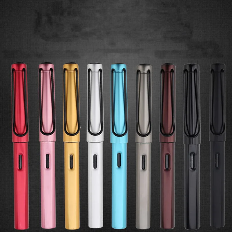 

Creative Fountain Pen 0.5mm 8 Colors Student's Posture Metal Fountain Pens For Writing Kids Gift Office School Supplies