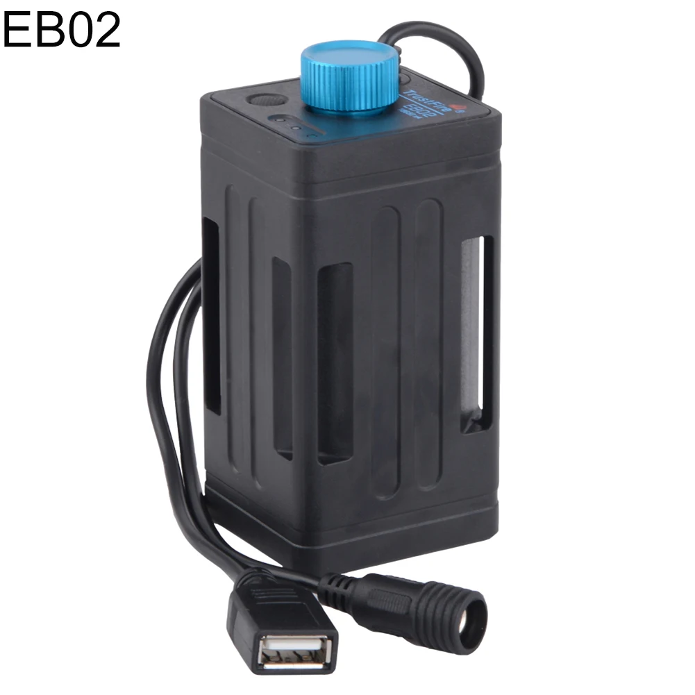 TrustFire EB02/EB03 водонепроницаемый 8,4 V 18650 аккумулятор USB power Bank чехол коробка DC 8,4 V аккумулятор, упаковка коробка для светодиодного велосипеда